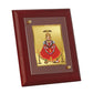 DIVINITI Khatu Shyam with Garlands Gold Plated Wall Photo Frame, Table Decor| MDF 2 Wooden Wall Photo Frame and 24K Gold Plated Foil| Religious Photo Frame For Pooja, Gifts Items (20.0CMX16.0CM)