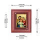 DIVINITI Holy Family Gold Plated Wall Photo Frame, Table Decor| MDF 2 Wooden Wall Photo Frame and 24K Gold Plated Foil| Religious Photo Frame Idol For Prayer, Gifts Items (20.0CMX16.0CM)