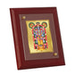 DIVINITI Guruvayurappan Gold Plated Wall Photo Frame, Table Decor| MDF 2 Wooden Wall Photo Frame and 24K Gold Plated Foil| Religious Photo Frame Idol For Pooja, Gifts Items (20.0CMX16.0CM)