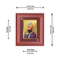 DIVINITI Guru Gobind Singh Gold Plated Wall Photo Frame, Table Decor| MDF 2 Wooden Wall Photo Frame and 24K Gold Plated Foil| Religious Photo Frame Idol, Gifts Items (20.0CMX16.0CM)