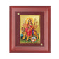 DIVINITI Durga Gold Plated Wall Photo Frame, Table Decor| MDF 2 Wooden Wall Photo Frame and 24K Gold Plated Foil| Religious Photo Frame Idol For Pooja, Gifts Items (20.0CMX16.0CM)