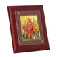 DIVINITI Durga Gold Plated Wall Photo Frame, Table Decor| MDF 2 Wooden Wall Photo Frame and 24K Gold Plated Foil| Religious Photo Frame Idol For Pooja, Gifts Items (20.0CMX16.0CM)