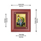 DIVINITI Baba Balak Nath Gold Plated Wall Photo Frame, Table Decor| MDF 2 Wooden Wall Photo Frame and 24K Gold Plated Foil| Religious Photo Frame Idol For Pooja, Gifts Items (20.0CMX16.0CM)