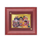 DIVINITI Jagannath Gold Plated Wall Photo Frame, Table Decor| MDF 2 Wooden Wall Photo Frame and 24K Gold Plated Foil| Religious Photo Frame, Gifts Items (20.0CMX16.0CM)