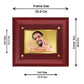 DIVINITI Tarun Sagar Ji Maharaj Gold-Plated Wall Photo Frame| MDF 2.5 Wooden Wall Frame with 24K Gold-Plated Foil| Religious Photo Frame Idol For Prayer, Gifts Items (25CMX20CM)