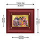 DIVINITI Jagannath-2 Gold-Plated Wall Photo Frame| MDF 2.5 Wooden Wall Frame with 24K Gold-Plated Foil| Religious Photo Frame Idol For Prayer, Gifts Items (25CMX20CM)