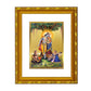 DIVINITI 24K Gold Plated Radha Krishna Photo Frame For Home Decor, Tabletop, Worship (21.5 X 17.5 CM)