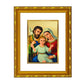 DIVINITI 24K Gold Plated Holy Family Wall Photo Frame For Home Decor, Tabletop, Gift (21.5 X 17.5 CM)