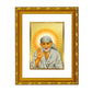 DIVINITI 24K Gold Plated Sai Baba Wall Photo Frame For Home Decor, Prayer, Luxury Gift (21.5 X 17.5 CM)