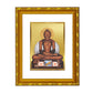 DIVINITI 24K Gold Plated Mahavira Wall Photo Frame For Home Decor, Prayer, Luxury Gift (21.5 X 17.5 CM)