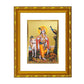 DIVINITI 24K Gold Plated Lord Krishna Photo Frame For Home Wall Decor, Tabletop, Puja (21.5 X 17.5 CM)