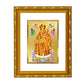 DIVINITI 24K Gold Plated Lady of Health Photo Frame For Home Wall Decor, Diwali Gift, Wealth (21.5 X 17.5 CM)