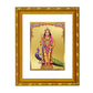 DIVINITI 24K Gold Plated Murugan Photo Frame For Home Wall Decor, Prayer, Festival (21.5 X 17.5 CM)