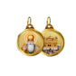 Diviniti 24K Double sided Gold Plated Pendant Gurunanak & Golden Temple|18 MM Flip Coin (1 PCS)