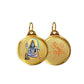 Diviniti 24K Double sided Gold Plated Pendant  SHIVA & OM|22 MM Flip Coin (1 PCS)