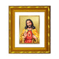 DIVINITI 24K Gold Plated Jesus Wall Photo Frame For Home Decor, Prayer, Gift (15.0 X 13.0 CM)