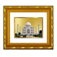 DIVINITI 24K Gold Plated Taj Mahal Photo Frame For Home Wall Decor, TableTop, Luxury Gift (15.0 X 13.0 CM)