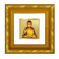 DIVINITI 24K Gold Plated Buddha Spiritual Photo Frame For Home Decor, Prayer, Gift (10.8 CM X 10.8 CM)