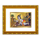 DIVINITI 24K Gold Plated Laddu Gopal Photo Frame For Home Decor, Festival Puja, Gift (21.5 X 17.5 CM)