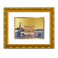 DIVINITI 24K Gold Plated Golden Temple Photo Frame For Home Decor, Tabletop, Gift (21.5 X 17.5 CM)