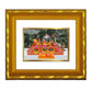 DIVINITI 24K Gold Plated Mata Ka Darbar Wall Photo Frame For Home Decor, Navratri Gift (15.0 X 13.0 CM)