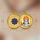 Diviniti 24K Gold Plated Ram Ji & Yantra 22MM Double Sided Pendant For Men, Women & Kids