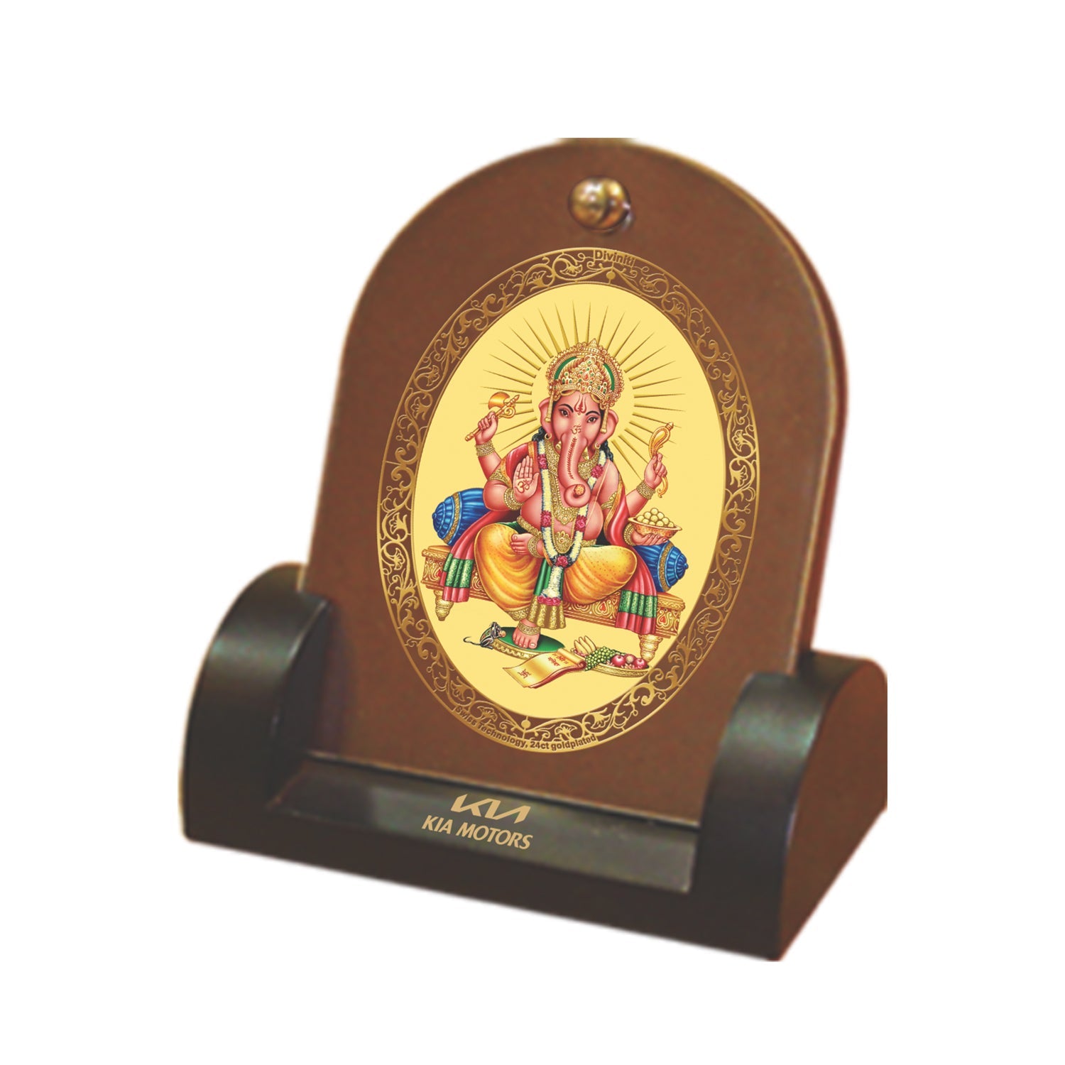 Custom 24K Gold Ganesha Frame