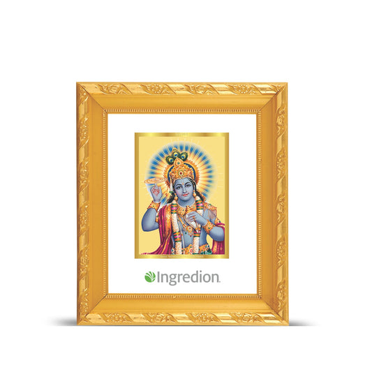 24K Gold Krishna Photo Frame for Corporate Gifting