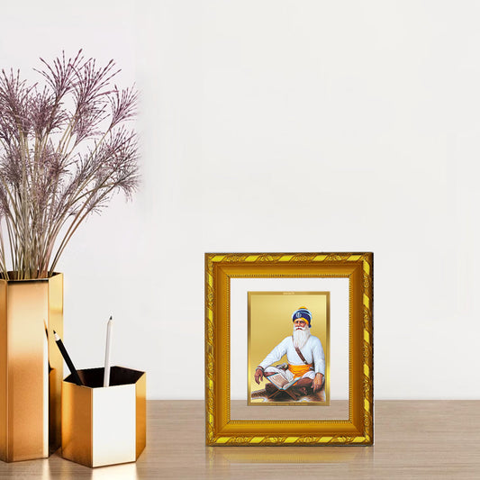 24K Gold Plated Baba Deep Singh Ji Photo Frame