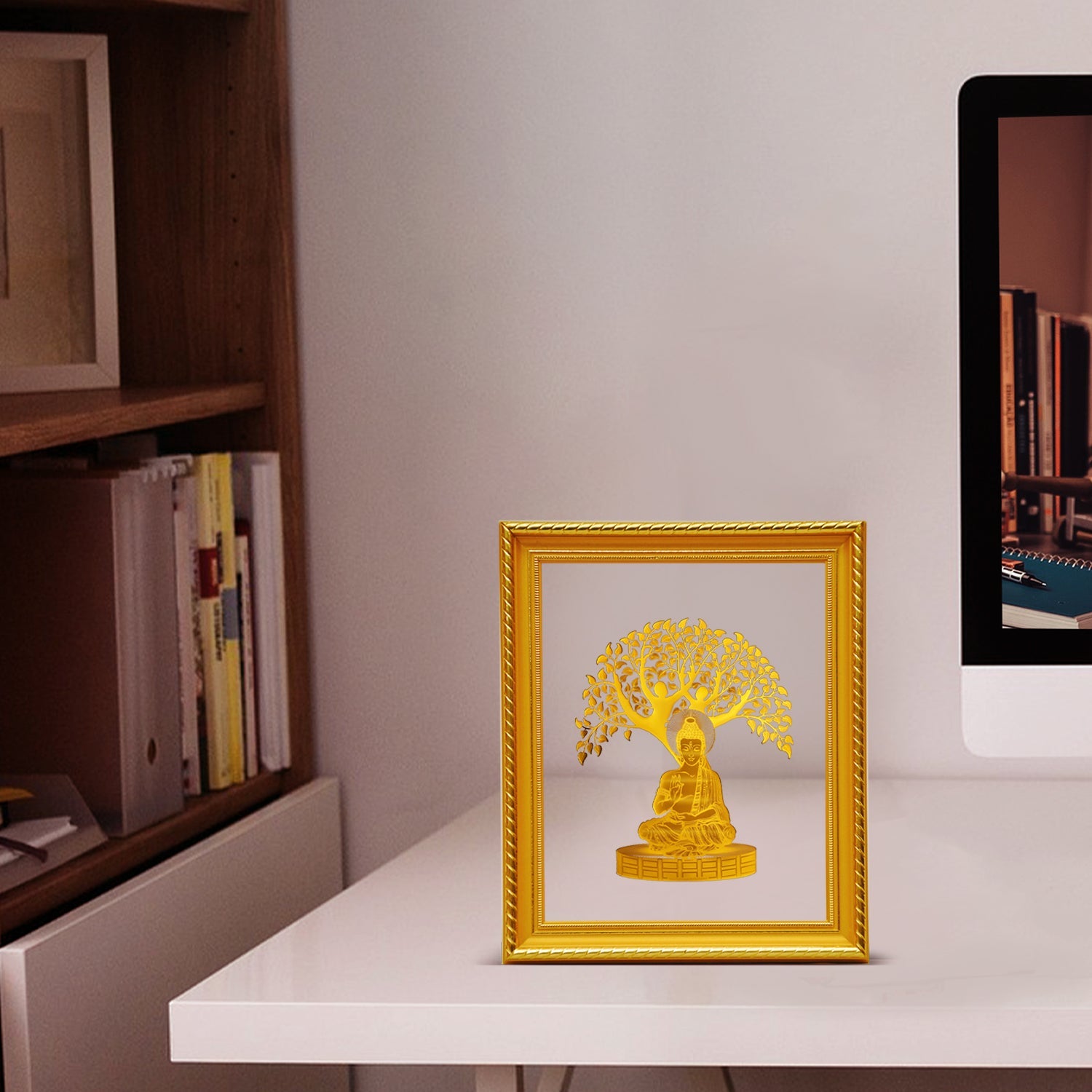 24K Gold Plated Bodhi Tree Photo Frame for Wedding & Corporate Gifts