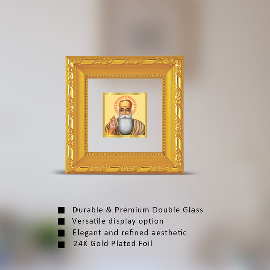 24K Gold Plated Guru Nanak Photo Frame for Corporate Gifting