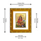 24K Gold Plated Maa Durga Photo Frame