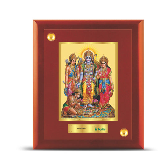 24K Gold Plated Ram Darbar Photo Frame for Corporate Gifts