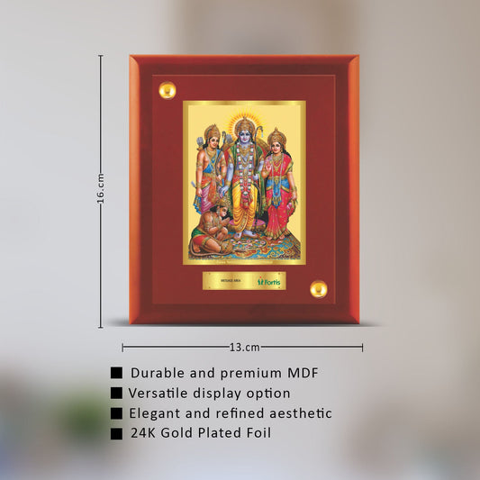 24K Gold Plated Ram Darbar Photo Frame for Corporate Gifts