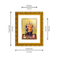 DIVINITI 24K Gold Plated Vishwakarma Photo Frame For Home Decor Showpiece, Puja Room (21.5 X 17.5 CM)