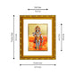 DIVINITI 24K Gold Plated Lord Hanuman Photo Frame For Home Decor, Worship, Festive Gift (21.5 X 17.5 CM)