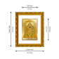 DIVINITI 24K Gold Plated Tirupati Balaji Wall Photo Frame For Home Decor, TableTop, Puja (21.5 X 17.5 CM)