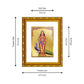 DIVINITI 24K Gold Plated Murugan Photo Frame For Home Wall Decor, Prayer, Festival (21.5 X 17.5 CM)