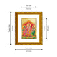 DIVINITI 24K Gold Plated Murugan Valli Photo Frame For Home Decor, Tabletop, Prayer (21.5 X 17.5 CM)