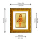 DIVINITI 24K Gold Plated Guru Gorakhnath Photo Frame For Home Decor, TableTop, Gift (15.0 X 13.0 CM)