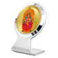 Diviniti 24K Gold Plated Sharda Mata Frame For Car Dashboard, Home Decor & Puja (6.2 x 4.5 CM)