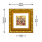 DIVINITI 24K Gold Plated Ram Darbar Photo Frame For Home Decor Showpiece, Festival, Puja (10.8 X 10.8 CM)