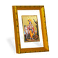 DIVINITI 24K Gold Plated Lord Krishna Photo Frame For Home Wall Decor, Tabletop, Puja (21.5 X 17.5 CM)