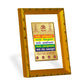 DIVINITI 24K Gold Plated Namokar Mantra Photo Frame For Home Wall Decor, Tabletop (21.5 X 17.5 CM)