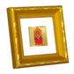 DIVINITI 24K Gold Plated Maa Sharda Photo Frame For Home Decor, Living Room, Festive Gift (10.8 X 10.8 CM)