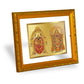 DIVINITI 24K Gold Plated Padmavathi Balaji Photo Frame For Home Decor, Tabletop, Puja (21.5 X 17.5 CM)