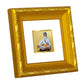 DIVINITI 24K Gold Plated Baba Deep Singh Photo Frame For Home Decor, Tabletop, Puja (10.8 X 10.8 CM)