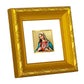 DIVINITI 24K Gold Plated Mother Mary Photo Frame For Home Decor, TableTop, Festival Gift (10.8 X 10.8 CM)