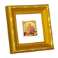 DIVINITI 24K Gold Plated Lord Ganesha Photo Frame For Home Decor, Festive Gift, Puja (10.8 X 10.8 CM)