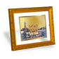 DIVINITI 24K Gold Plated Golden Temple Photo Frame For Home Decor, Tabletop, Gift (21.5 X 17.5 CM)